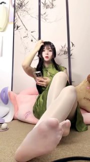 TLWW24112【辉月S】第一视角-古风旗袍白丝寸止的封面