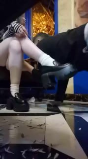TLWW25492【文文文文】KTV陪酒女脏鞋白袜调的封面